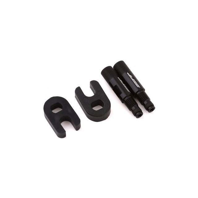 Zipp Tangente Knurled Valve Extenders Black