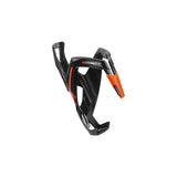 Elite Custom Race Plus Water Bottle Cage Gloss Black / Orange