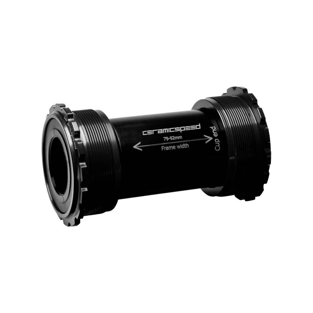 CeramicSpeed Ceramic Race Coated Bottom Bracket - T45 to 24mm (Shimano) Black