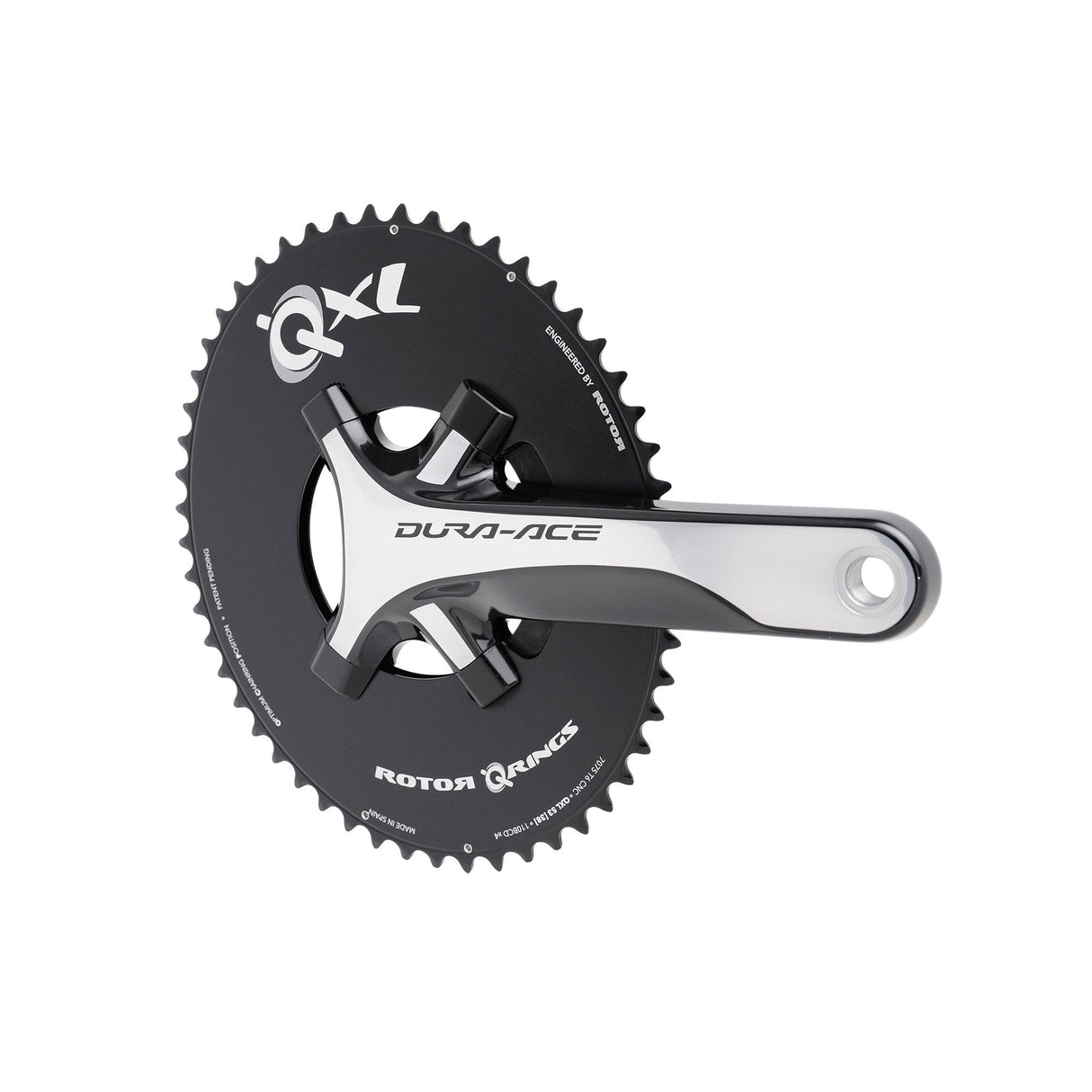 Rotor QXL Outer Chainring for 4 Bolt Shimano Cranks 46t