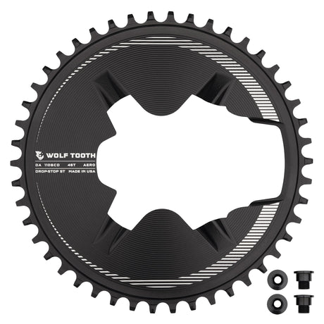 Wolf Tooth Aero Direct Mount Chainrings for Shimano Dura-Ace R9200 Cranks