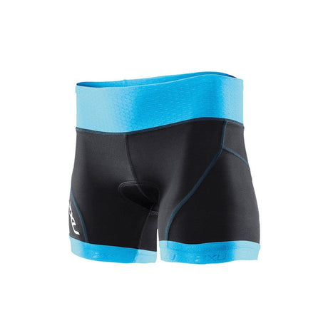 2XU Lady Perform Low Rise Tri Short Black / Ultramarine Blue
