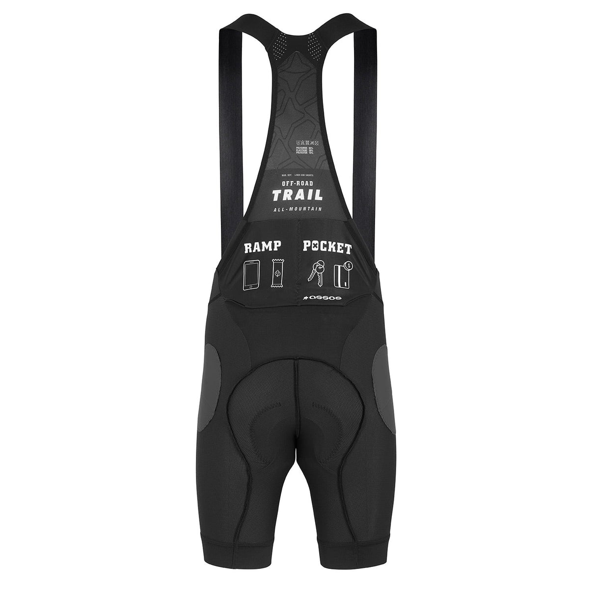 Culotte con tirantes Assos Trail Liner