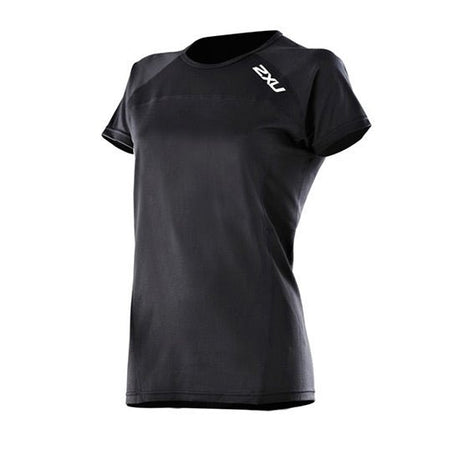 2XU Lady Comp Short Sleeve Run Top Black