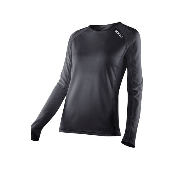 2XU Ice X Long Sleeve Run Top Black / Black
