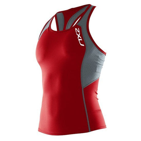 2XU Comp Tri Singlet Red