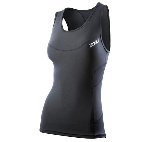 2XU Compression Tri Singlet Black / Black