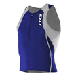 2XU Endurance Aero Tri Singlet Royal Blue