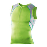 2XU Hi Fil Tri Singlet Vibrant Green / Charcoal