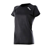 2XU Lady Comp Short Sleeve Run Top Black