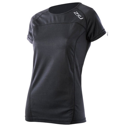2XU Velocity Short Sleeve Run Top Black / Black
