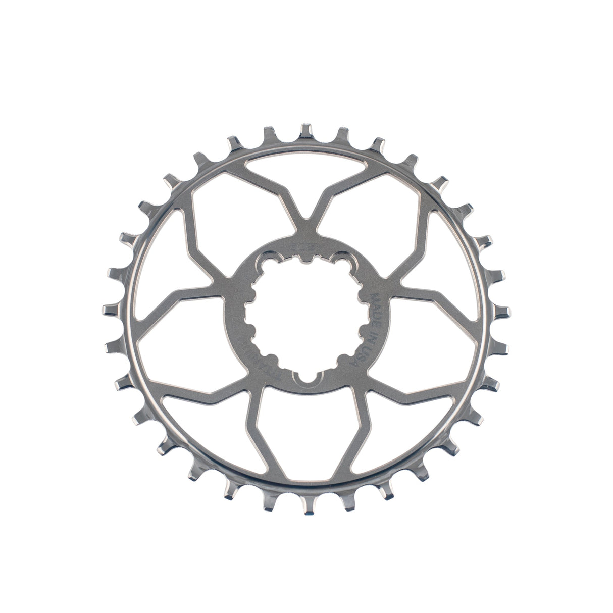 3 Bolt Titanium Chainring T Type 30T