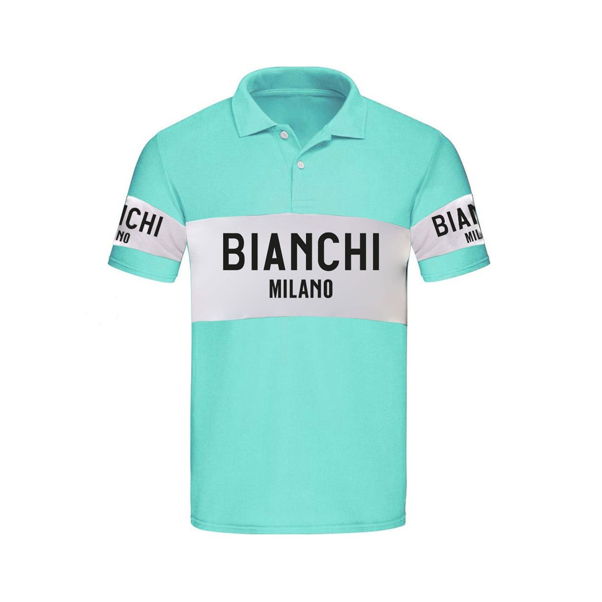 Bianchi Milano Retro Polo Shirt
