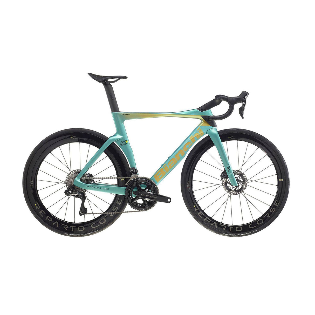 Bicicleta Bianchi Oltre RC Tour de France Edición limitada Dura-Ace Di2 9200