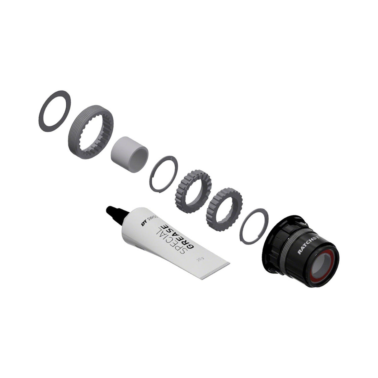 DT Swiss Ratchet LN Freehub Body Kit 36T