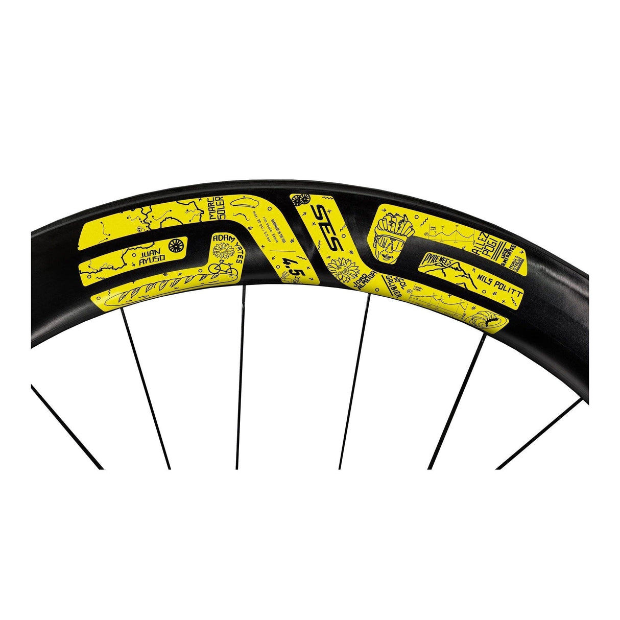 Juego de ruedas ENVE SES 4.5 LTD Edición limitada Tour de Francia