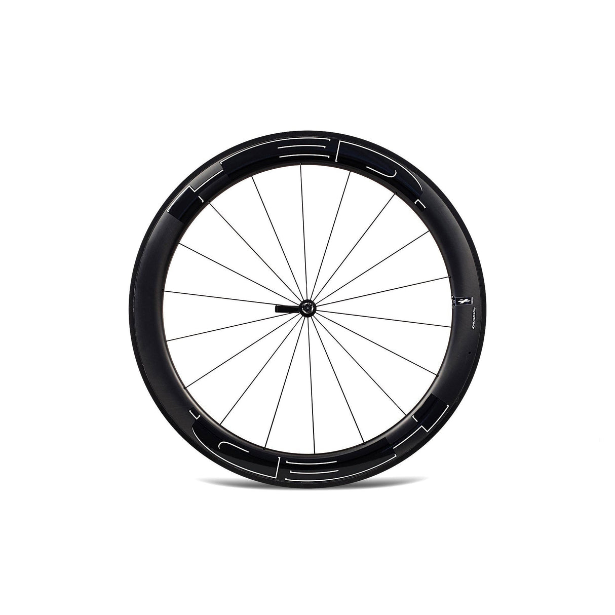 Rueda delantera HED Jet 6 con cubierta negra