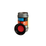 Botella de barril Silca Classic Mondrian con correa Hypalon Boa