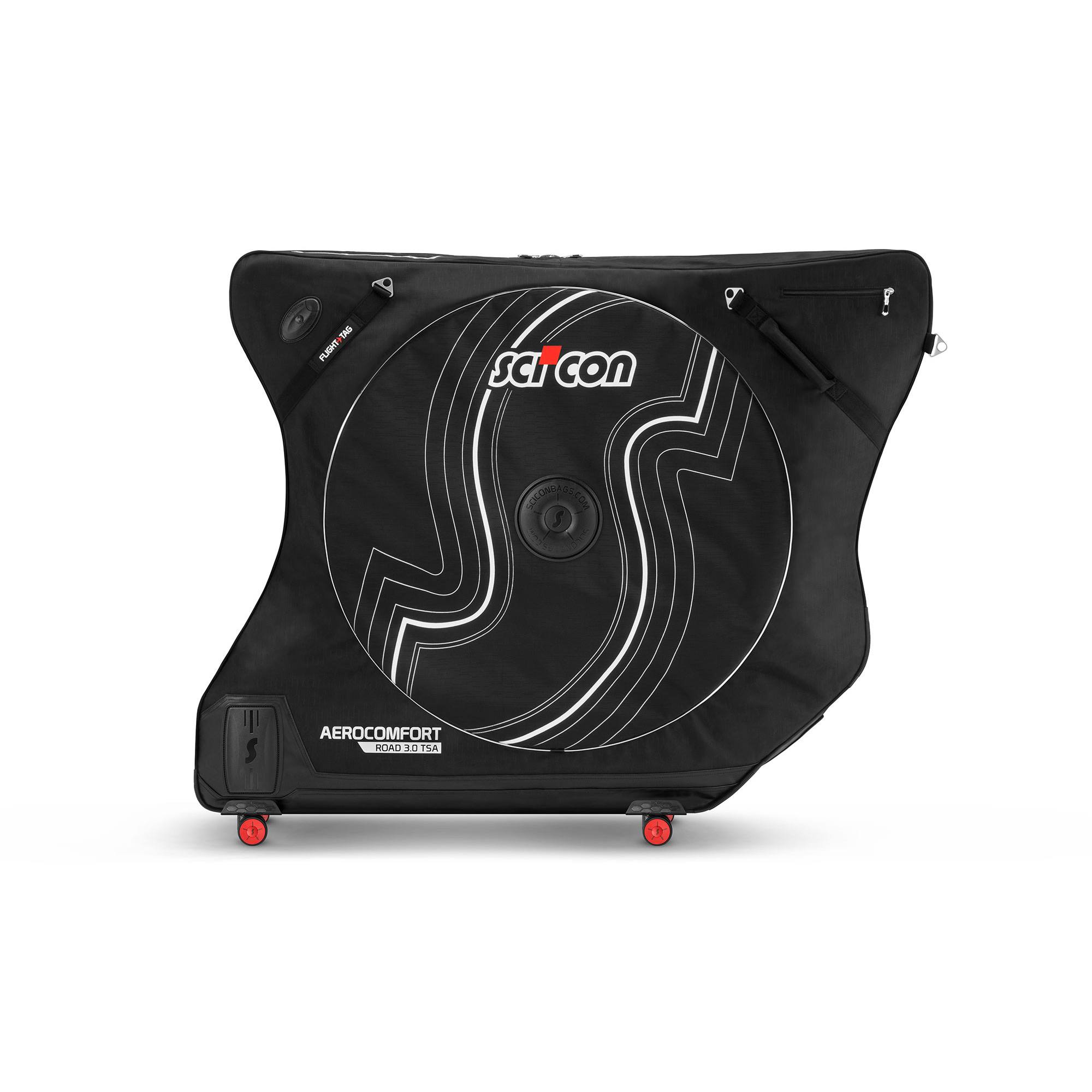 Black Aerocomfort 3.0 Road Bike Travel Bag | Scicon Sports