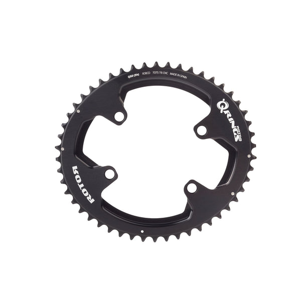 ■ROTOR Q-Ring OVAL SPIDERRING 1× 42T■ Rotor Q-Ring Outer Chainring for 110x4bcd – RA Cycles