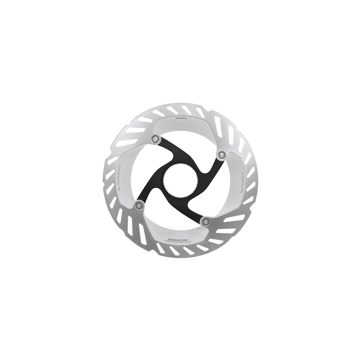 Rotor de disco Shimano RT-CL800: tipo estriado interno
