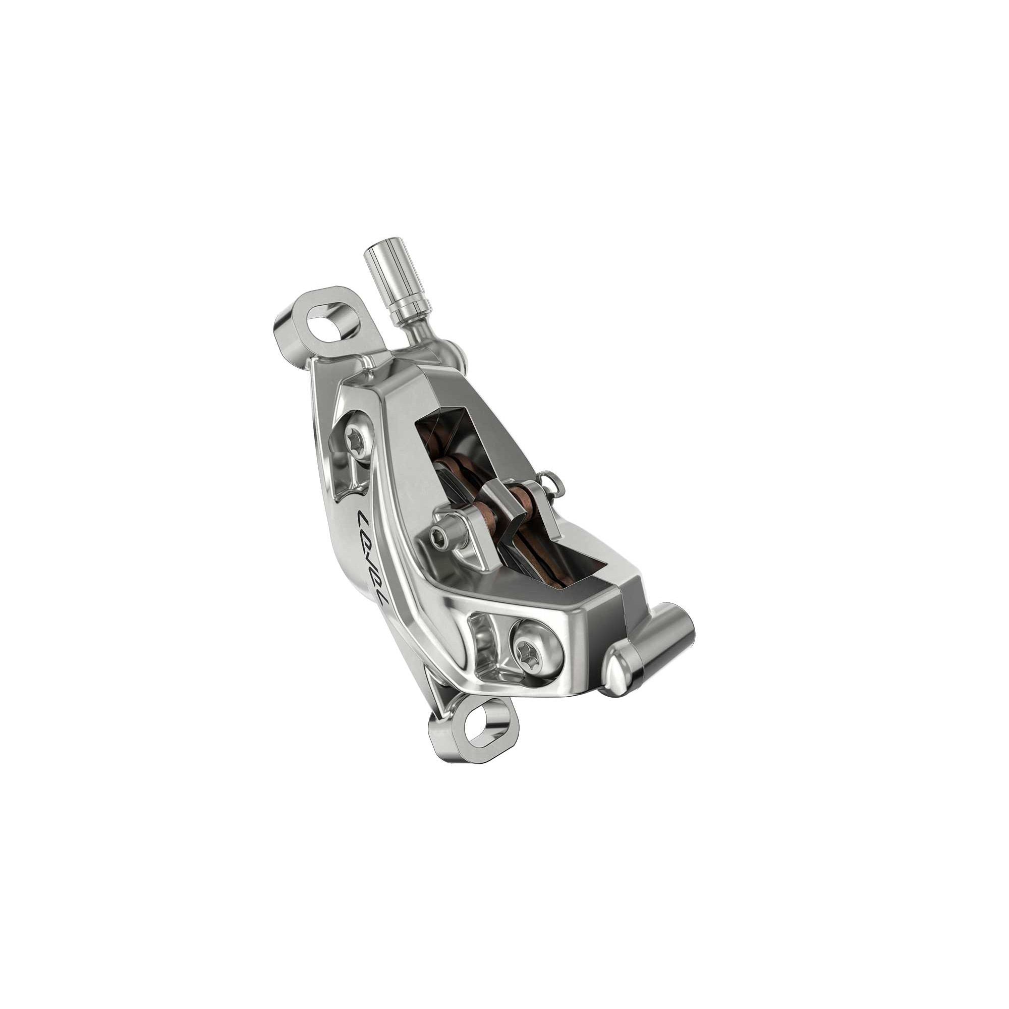 パーツ SRAM LEVEL ULTIMATE STEALTH 4-PISTON SRAM Level Ultimate Stealth 4-Piston Disc Brake Set