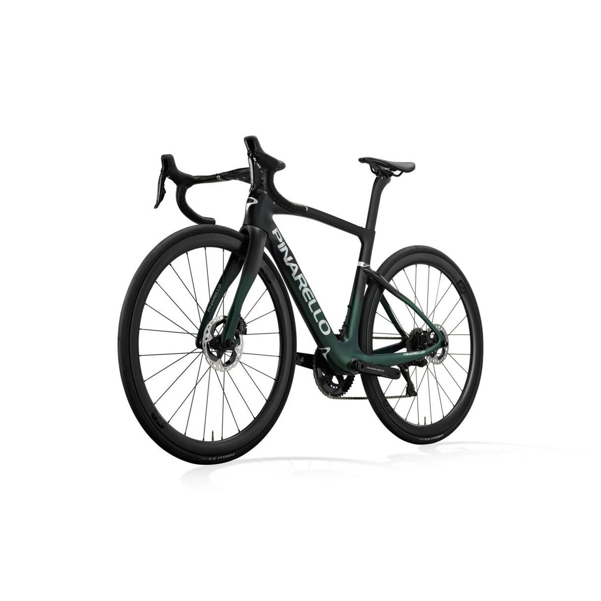 Pinarello F9 Disco Dura-Ace Di2 9200 E300 El verde más rápido 43cm