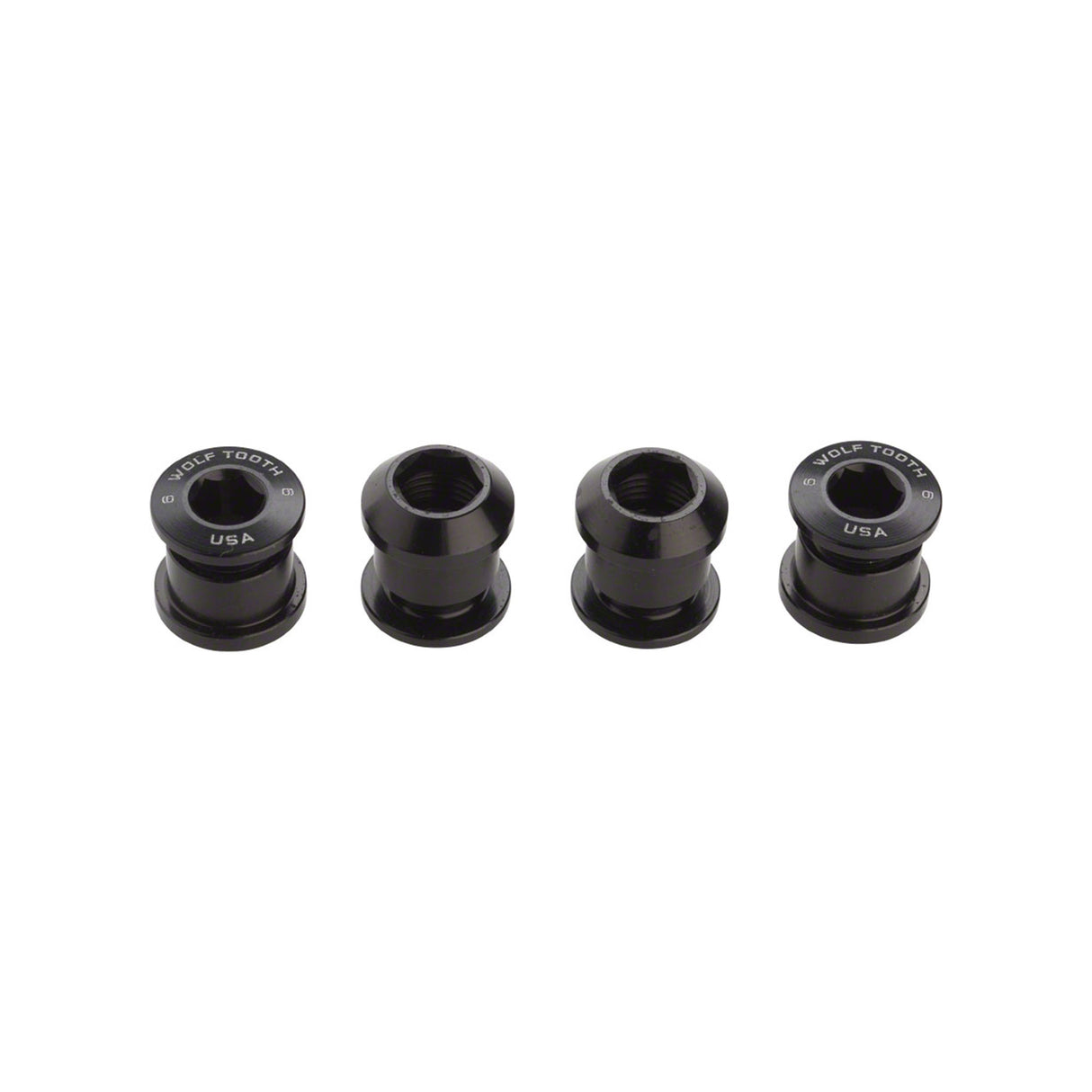 Wolf Tooth 1x 6mm Chainring Bolt Set - Set of 4