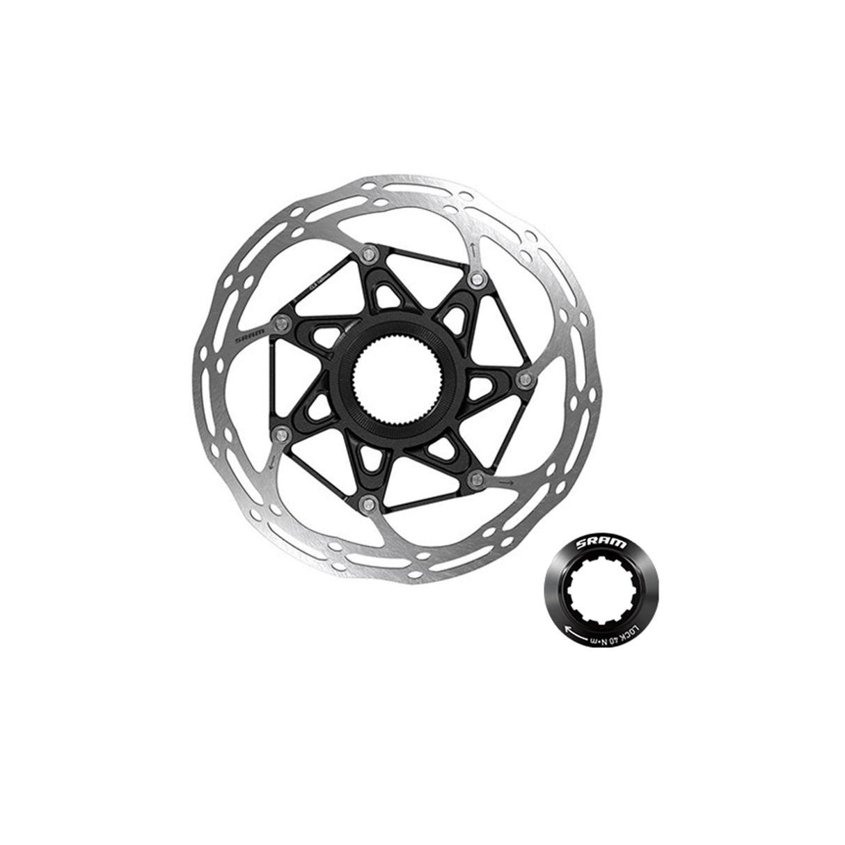SRAM Centerline X Centerlock Rotor w/Lockring