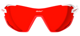 SH+ Sunglasses - RG 5400 White/Red w/Red Lens