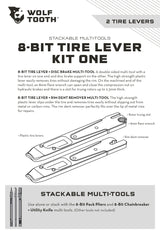Wolf Tooth 8-Bit Tire Lever Kit One