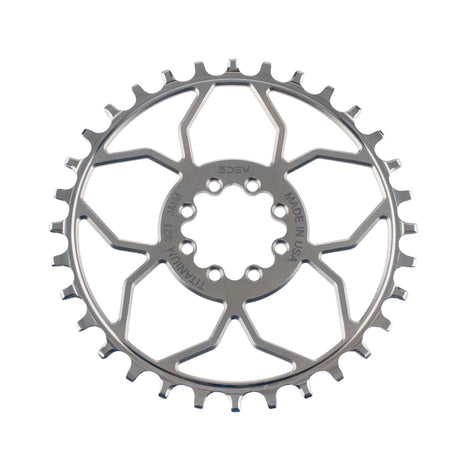8 Bolt Titanium Chainring - T - Type 30T