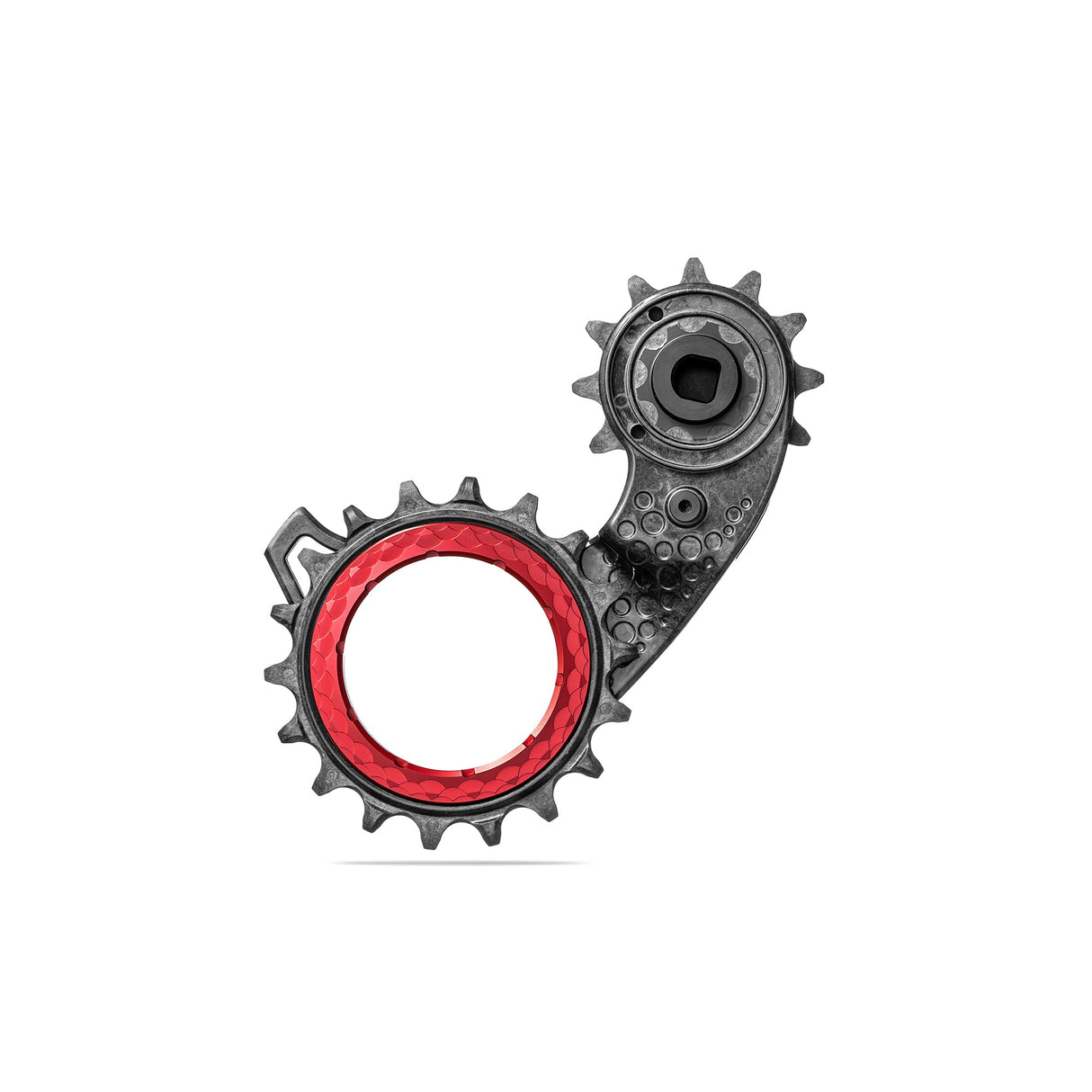 AbsoluteBlack Hollowcage V2 Carbon Ceramic Oversized Derailleur Pulley Cage - SRAM AXS (Red/Force)