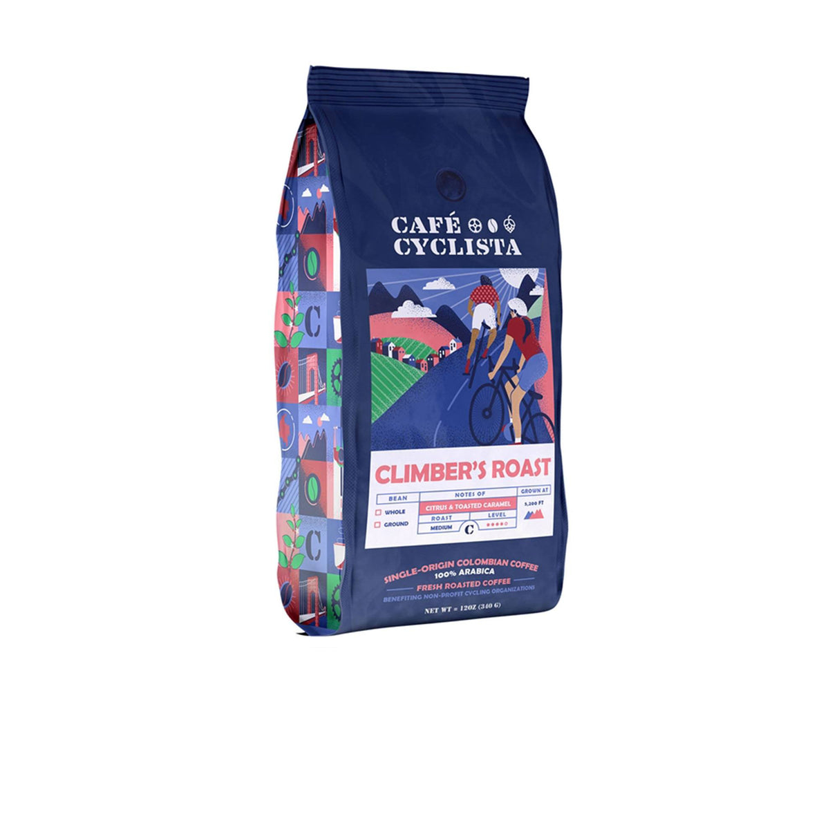 Cafe Cyclista Climber's Roast Coffee 12oz.