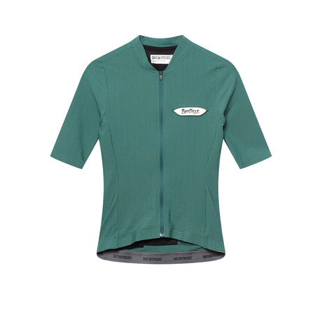Café du Cycliste Emeline Short Sleeve Jersey Womens Alpine Green