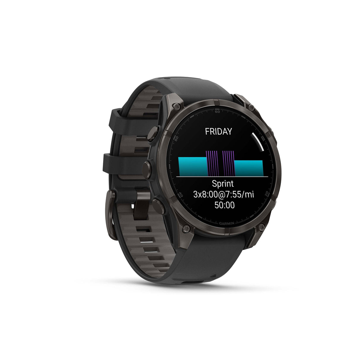 Reloj inteligente Garmin Fenix ​​8 AMOLED con pantalla de zafiro