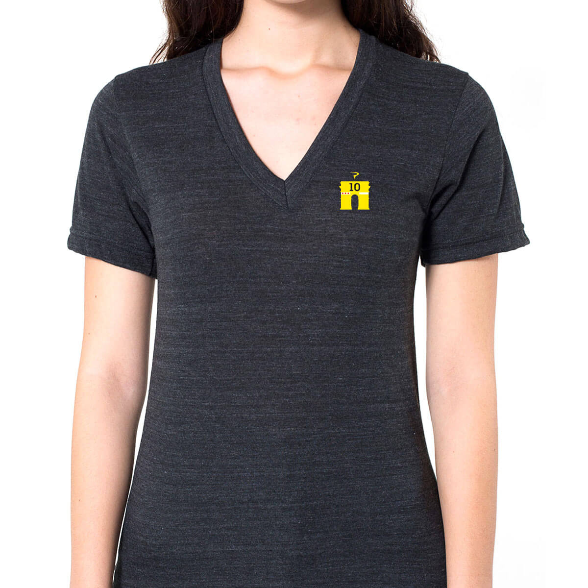 Giordana Women's Pinarello 10th Win V-Neck T-Shirt