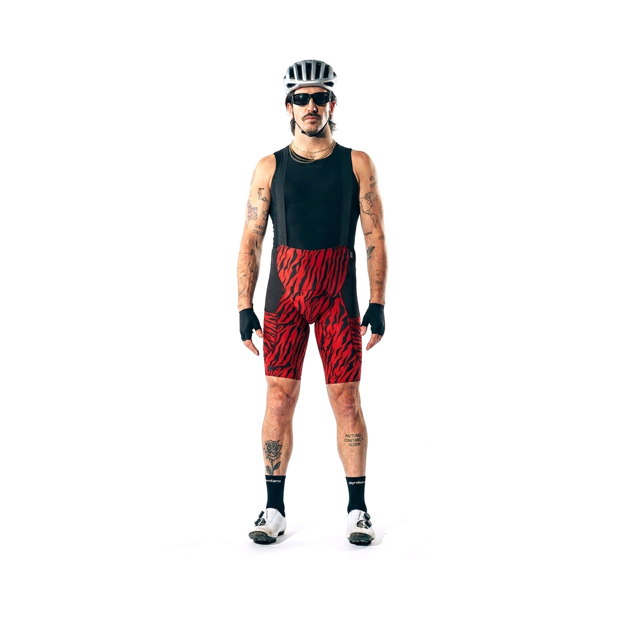 Giordana Men's Beyond Gravel Tiger Cargo Bib Short