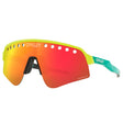 Oakley Sutro Lite Sweep Glasses Tennis Ball Yellow Celeste / PRIZM Ruby Vented