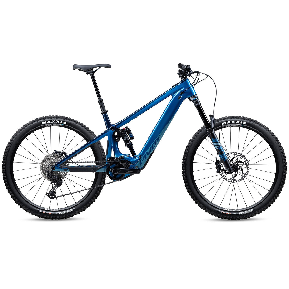 Pivot Shuttle LT Ride SLX/XT - Shimano EP801 Bass Boat Blue Tritone