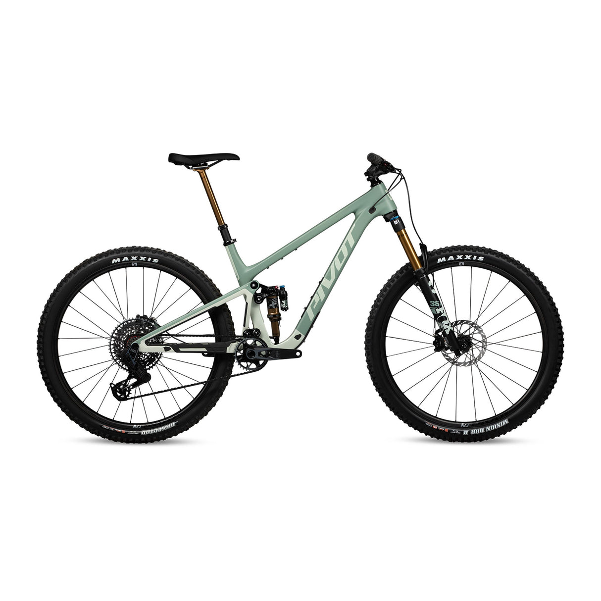 Pivot Trailcat LT Pro X0 Eagle Transmission w/Carbon Wheels Bike Green Meadow Mist