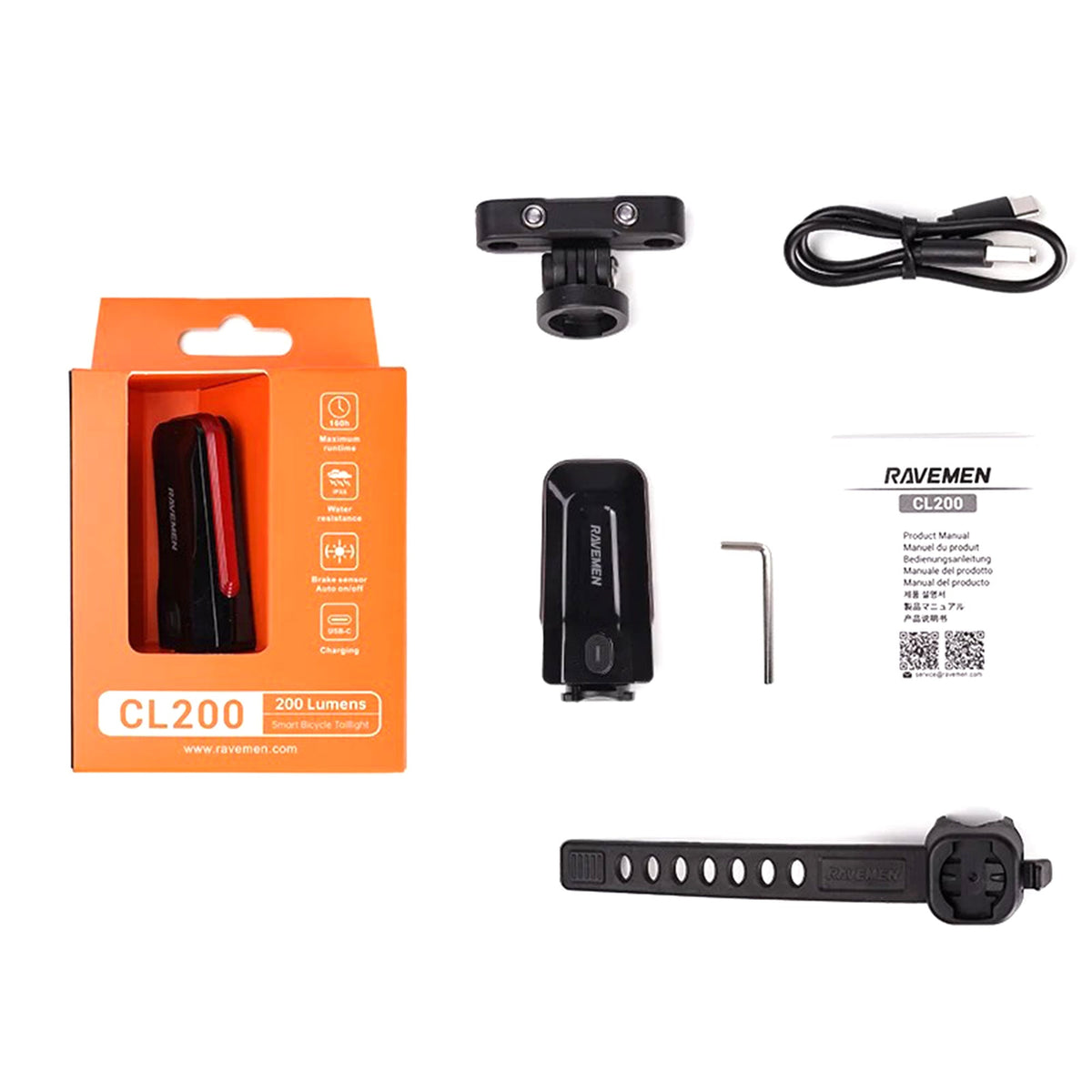Ravemen CL200 Taillight