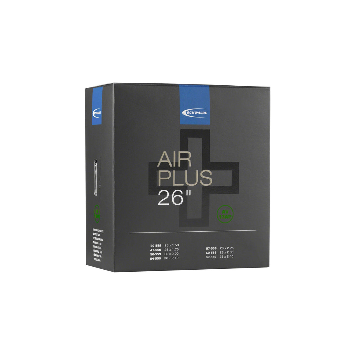 Schwalbe Air Plus Tube - 40mm Schrader Valve