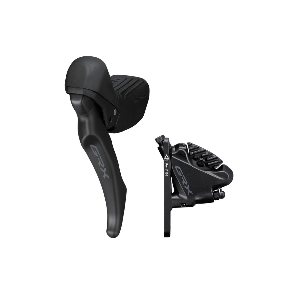 Shimano GRX RX610/RX400 Left Brake Lever and Front Brake Set Black