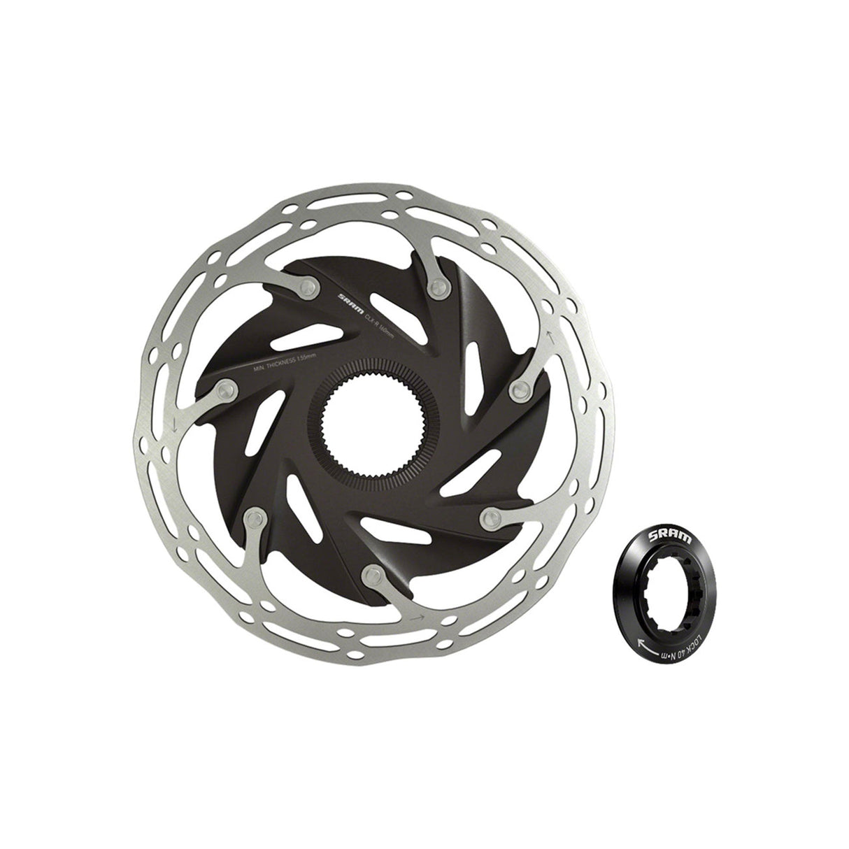 SRAM Centerline XR Centerlock Rotor w/Internal Tooled Lockring
