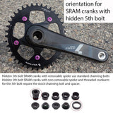 Wolf Tooth 110 BCD Gravel / CX / Road Chainrings - Raw Silver