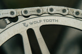 Wolf Tooth Direct Mount Chainrings for SRAM 8-Bolt Mountain Cranks - Raw Silver