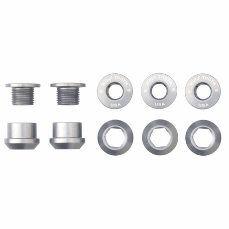 Wolf Tooth Set of 5 Chainring Bolts+Nuts for 1X