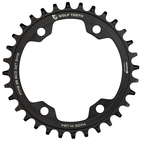Wolf Tooth 96 mm BCD Chainrings for Shimano XT M8000 and SLX M7000