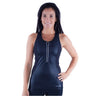 Active Angelz Racerback Tri Top Black
